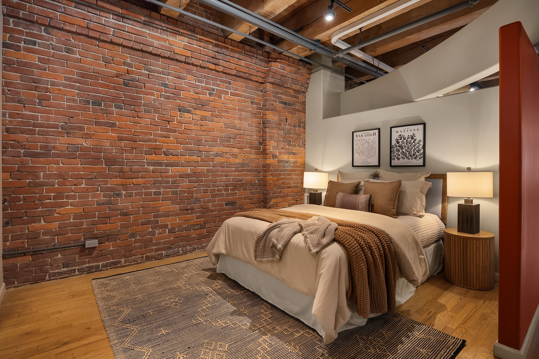 Bathroom with glass shower
