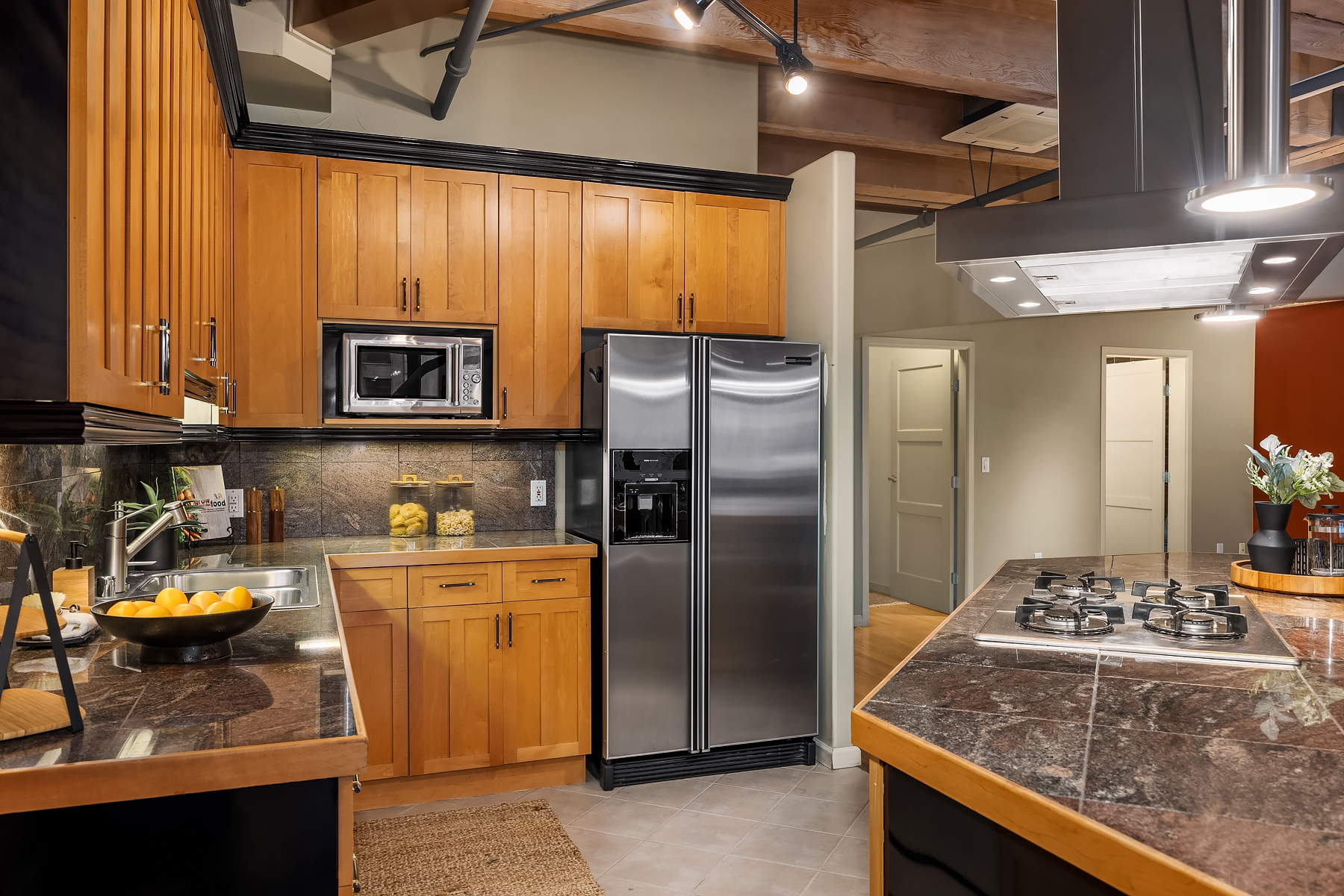 Kitchen with cabinetry